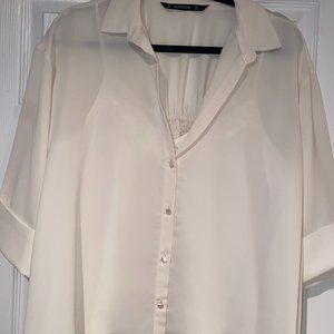 Zara Blouse with Lace Insert